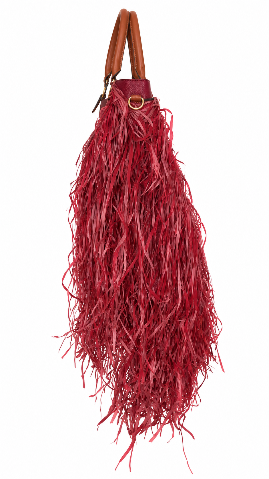 The Bordeaux Raffia Handbag